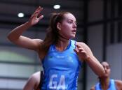 Olivia Harris on the netball court. Picture supplied
