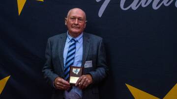 Owen Nicholson, Dungog, was presented the AgShows NSW 2024 Dedication Award in Dubbo on Saturday June 1. Picture by Elka Devney