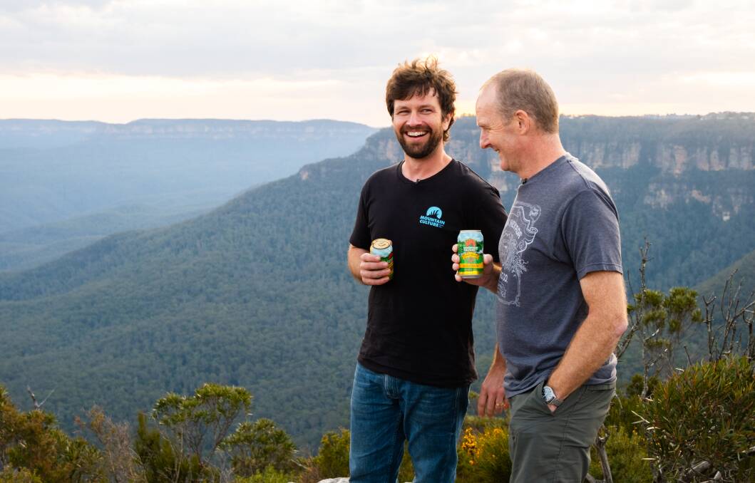 Mountain Culture co-founder DJ McCready and Sierra Nevada Brewmaster, Scott Jennings. Picture supplied
