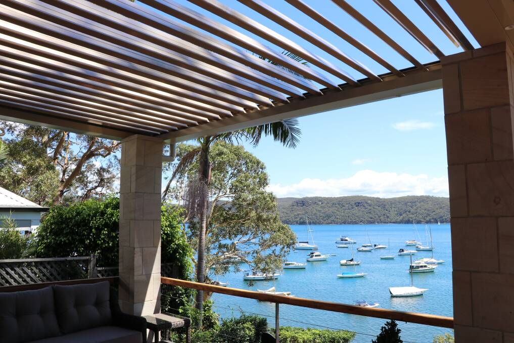 SHADY SPOT: Make the most of your view with a balcony roof which lets in the natural light.