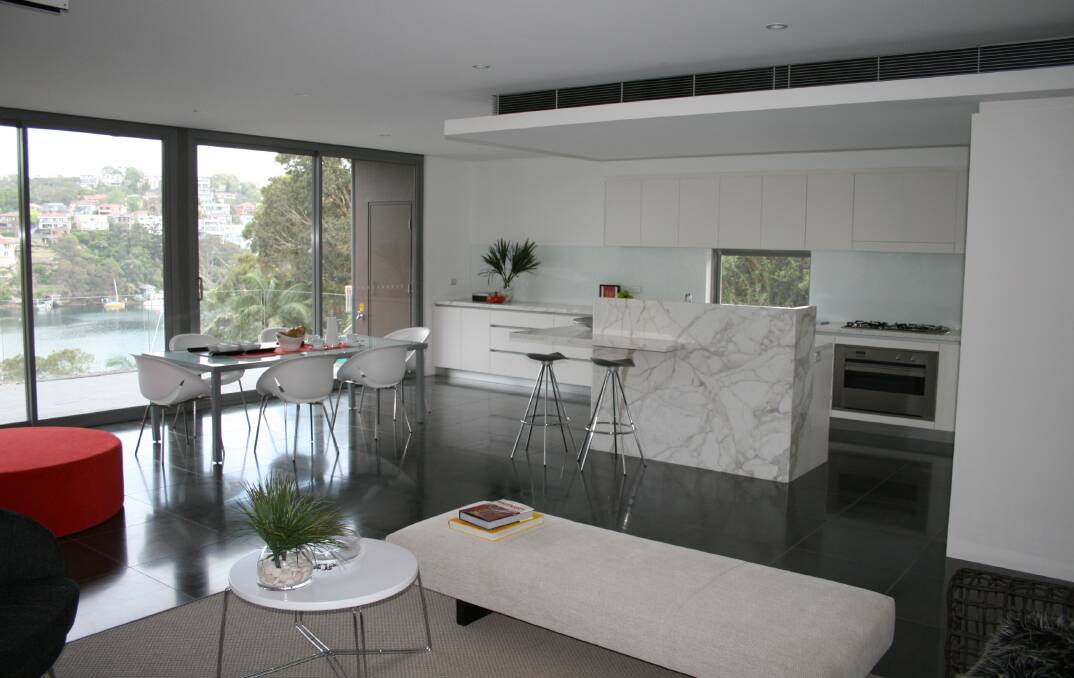 CLEAN LINES: One of the many kitchens designed by Ike and Jette Sorensen.