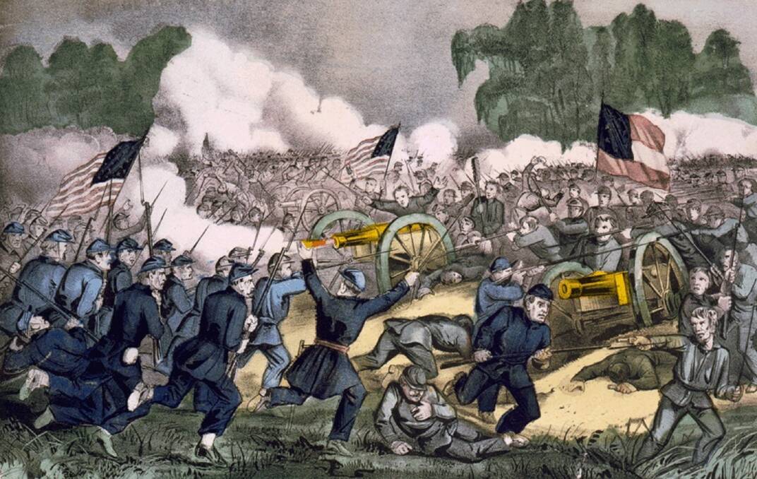 Hostile: The Battle of Gettysburg. Picture: Currier and Ives 