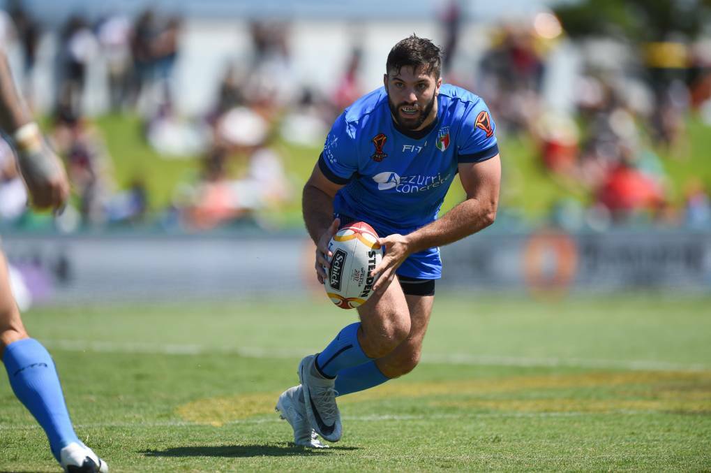  Italy's James Tedesco. Picture: NRL imagery