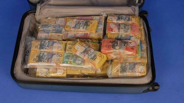 Have you misplaced $1.6 million in cash? The AFP have found it.  Photo: AFP