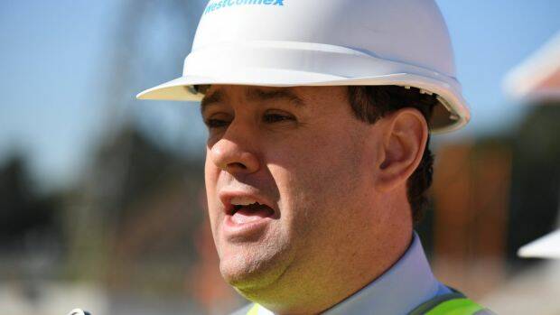 Minister for WestConnex Stuart Ayres says the project will be delivered on time, and on budget. Photo: Peter Rae