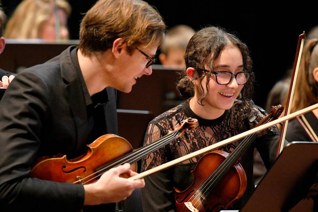 Penrith Youth Orchestra members.