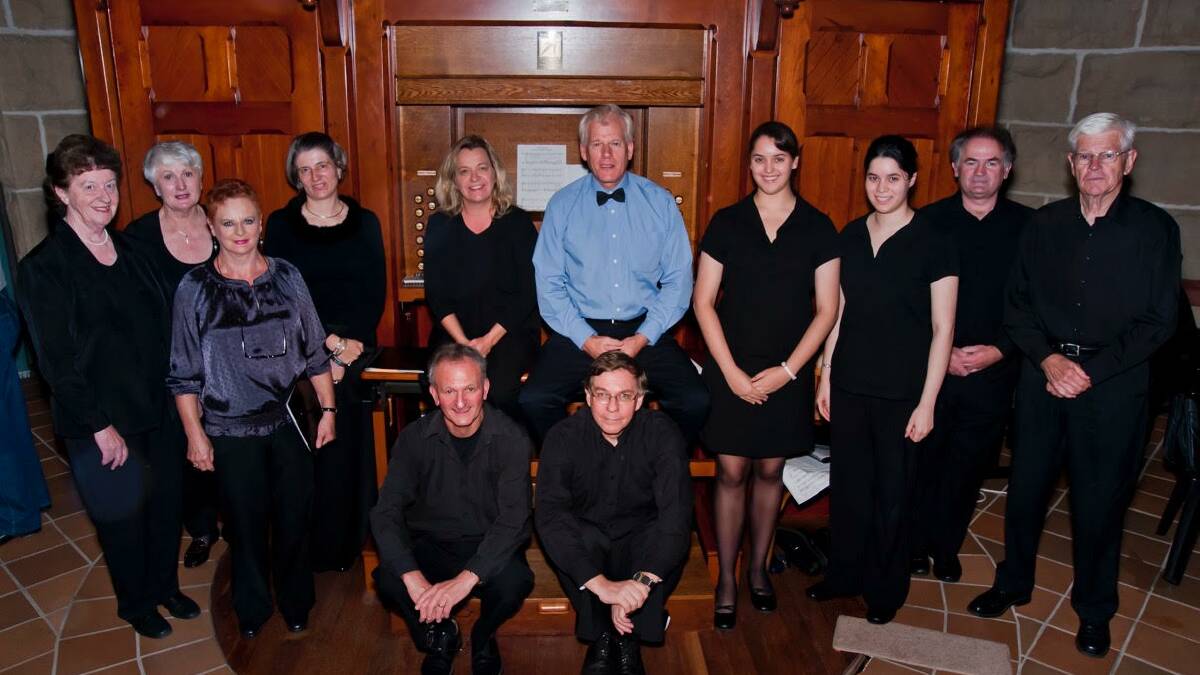 Good Friday concert: Robert Ampt and Amy Johansen with Blue Mountains Chorale at the Pipe Organ in St Finbar's Church, Glenbrook.