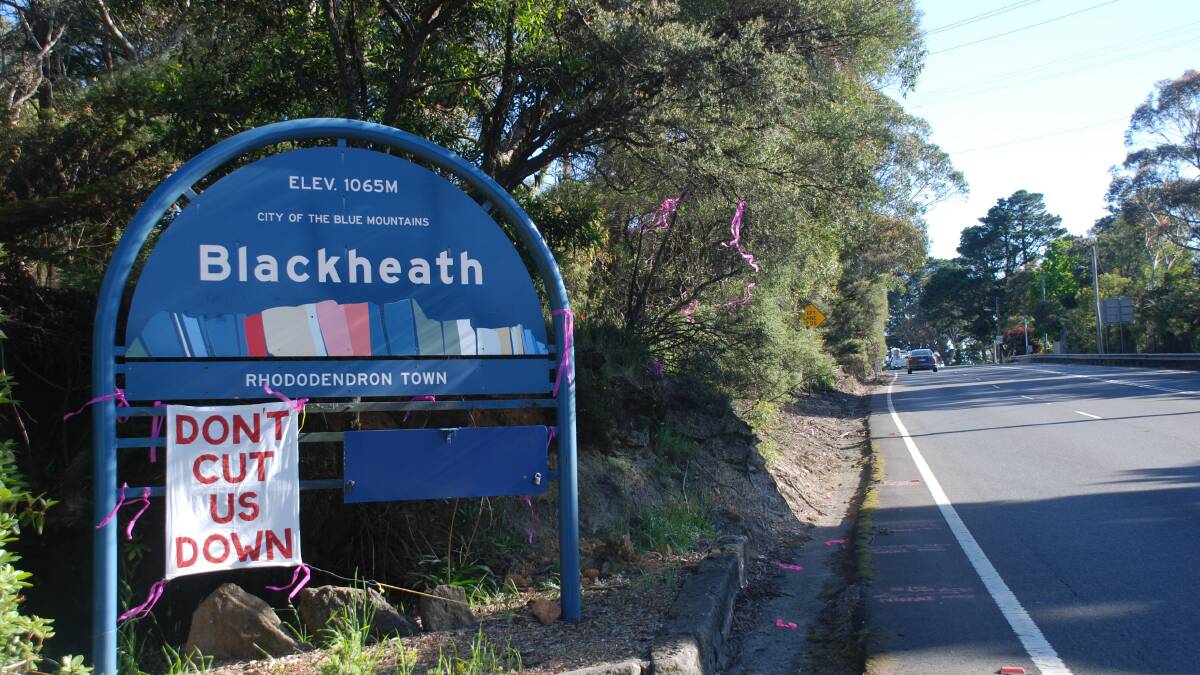 Blackheath before the highway upgrade: There are a number of options being considered for duplicating the highway from Katoomba to Lithgow.