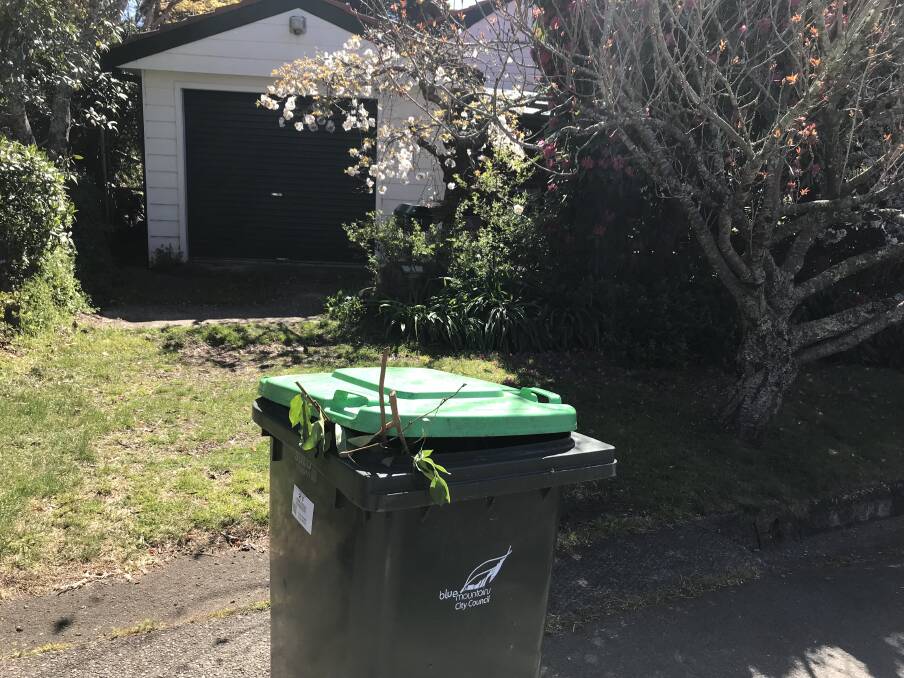 Green bin: Fortnightly collection helps recycle garden waste.