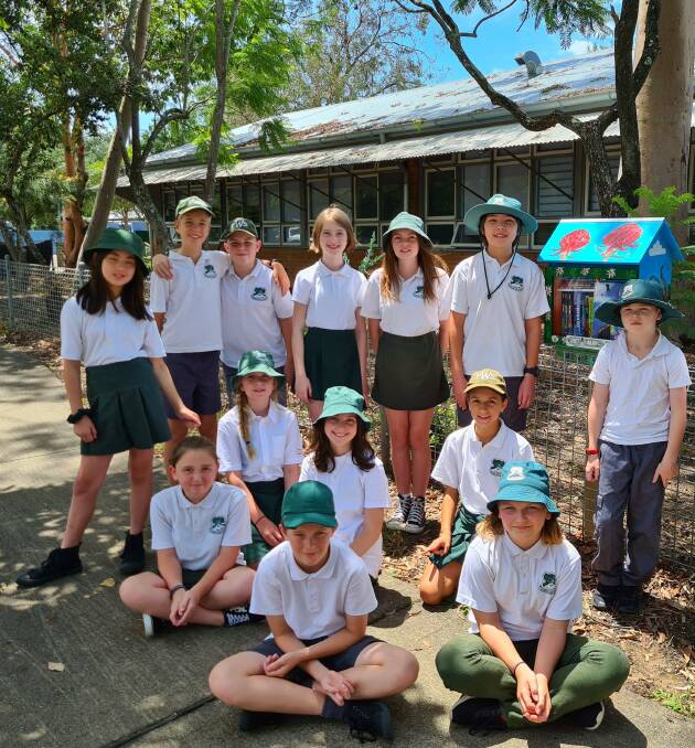 Grade 5/6H with the Warrimoo Public School Kids Street Library.