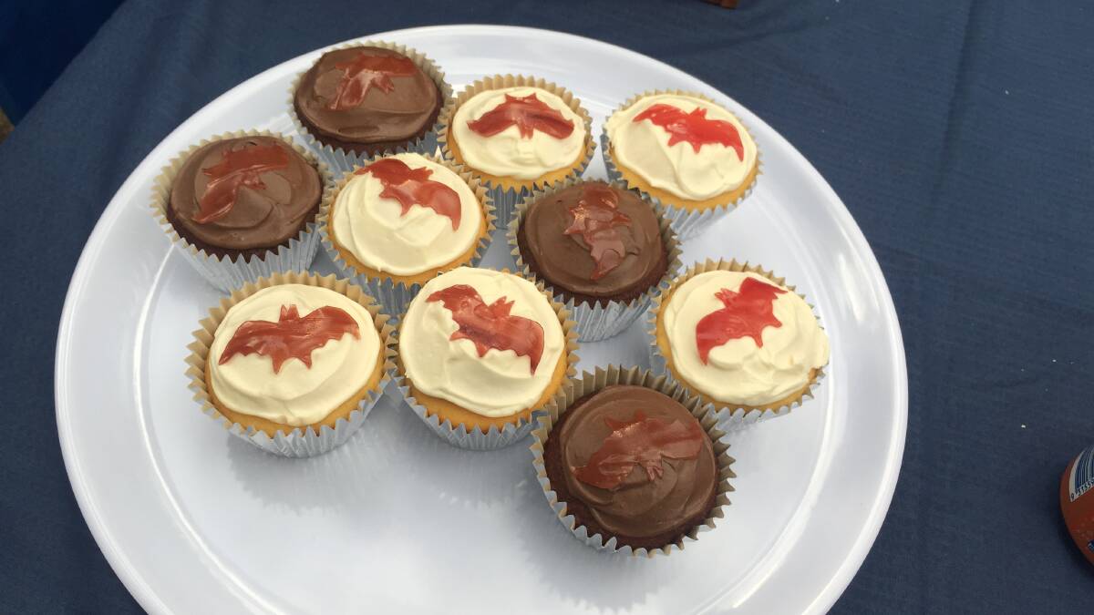 Even the RFS's cup cakes were bat-themed.