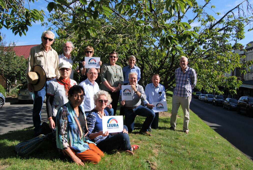 Banding together: Representatives of some of the Leura Alliance members.