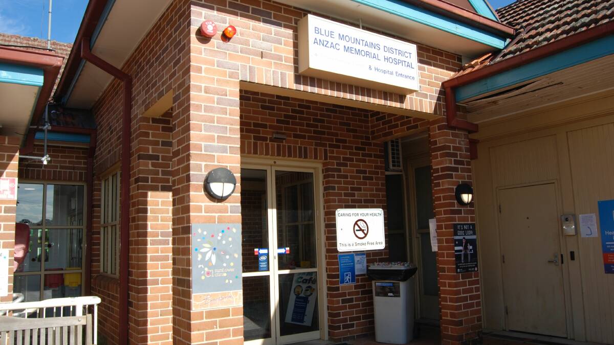 Increase in complex cases: The Blue Mountains District Anzac Memorial Hospital at Katoomba.