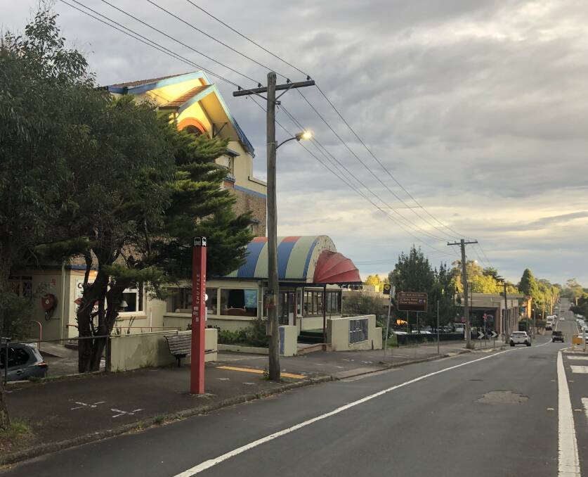 Lurline Street, Katoomba. The powerlines will be going underground as part of the Treeline Lurline project. Picture supplied