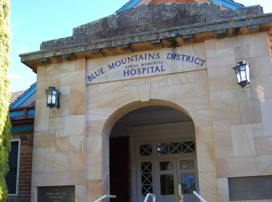 Katoomba hospital: No funds for upgrades in state budget.