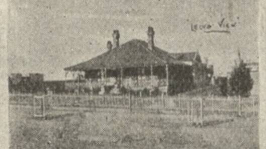 Mondeval: An early photo of the Leura house now owned by Cancer Wellness Support.