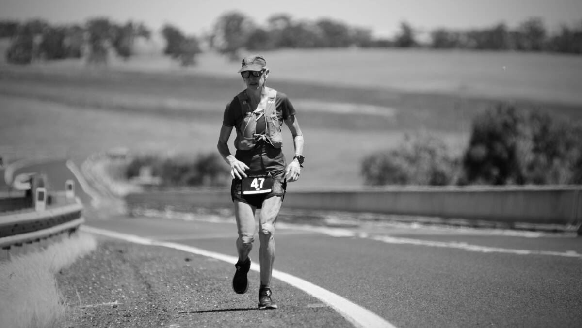Lou Clifton on the road: She ran the 240 kilometres in 30 hours, one minute and 11 seconds.