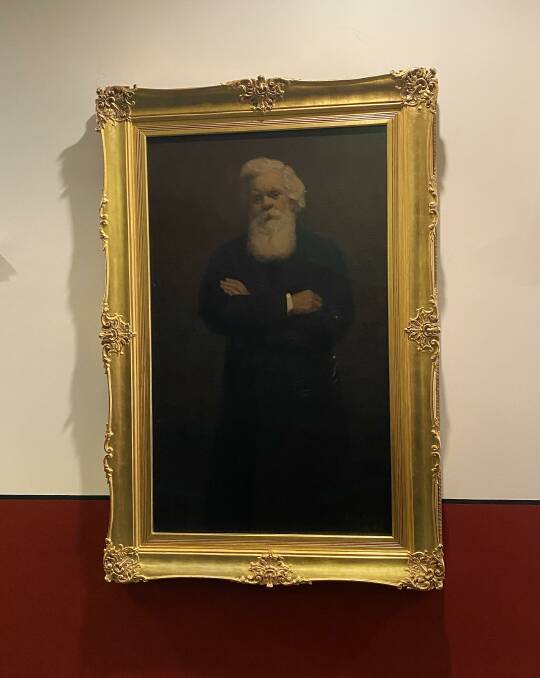 Sir Henry Parkes: Back on the wall in the NSW parliament.