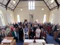 Uniting Church, Blackheath, congregation during the thanksgiving service. Picture supplied