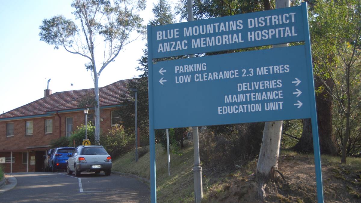 High praise: For staff at Blue Mountains hospital in Katoomba.