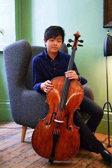 Cello prodigy: Waynne Kwon