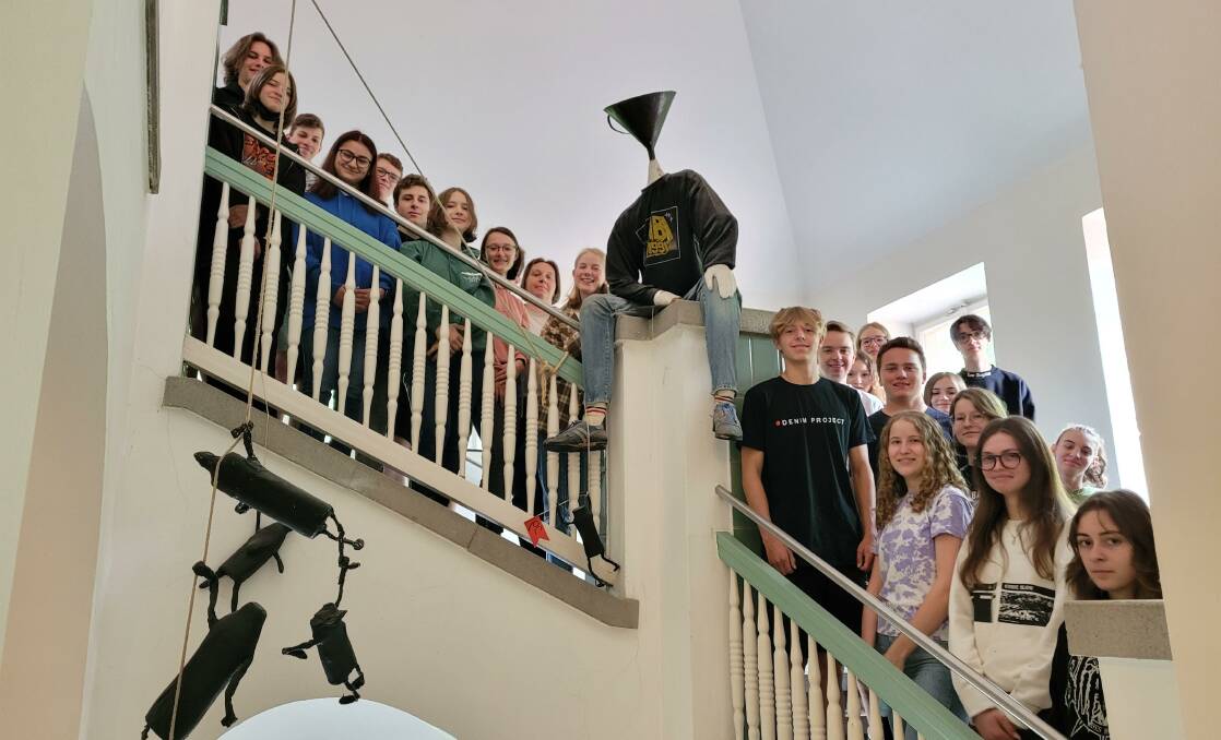 Students from Class 10C from Schubart Gymnasium.