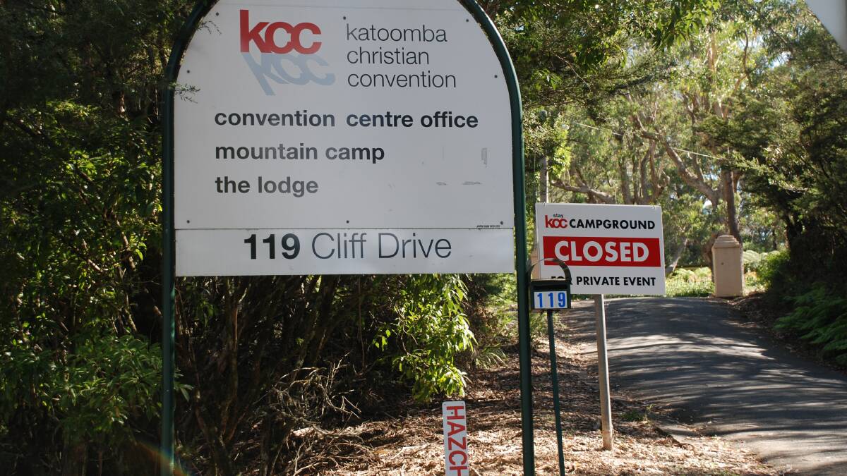 KCC: The entrance on Cliff Drive, near Scenic World.