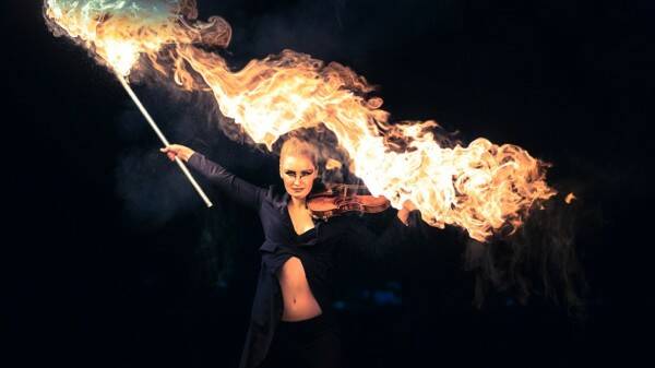Flames and music: With Concertos of Fire at The Joan.