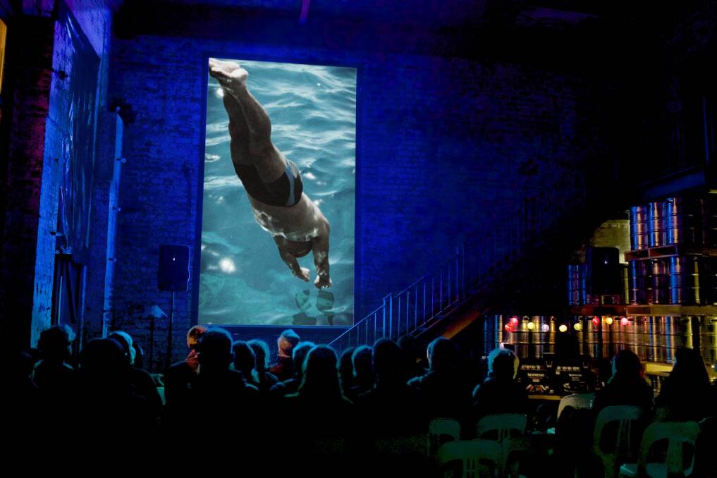 Taking a dive: The vertical film festival shows action on a different plane.