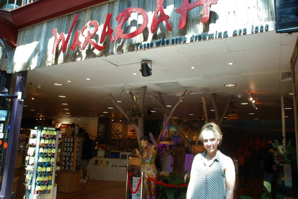 Marketing and gallery manager Bonnie Dastyari at the Waradah Centre in Katoomba.