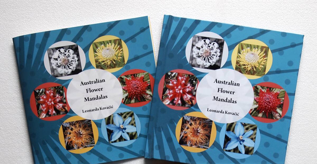 Australian Flower Mandalas: Book by Leonarda Kovacic to encourage creativity.
