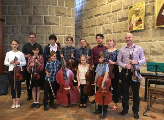 Stringy Bach Orchestra: In concert at St Finbars.