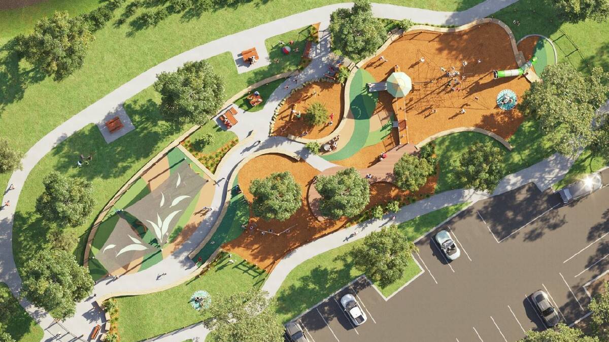 Final design for replacement play space at Wentworth Falls Lake
