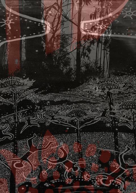 CHRIS TOBIN: Rivers of Blood #1 2019, archival print on Hahnemuehle photo rag, 118 x 84 cm. 
