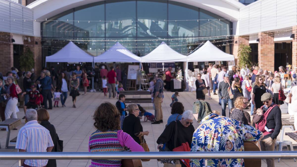 Pre-lockdown: The Wollemi Artisan markets at the Cultural Centre. This month, they were held online.