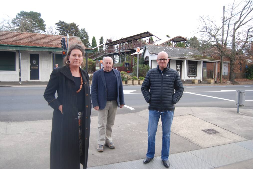Excluded: Ward 1 councillor Don McGregor, Blue Mountains MP Trish Doyle and the mayor, Cr Mark Greenhill at Blackheath.