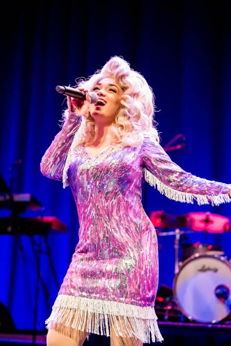 Country icon: Brooke McMullen channels Dolly Parton.