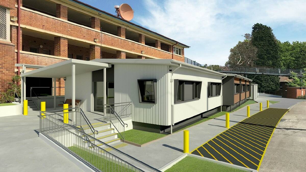 Artists' impression of the satellite renal centre at Katoomba Hospital.