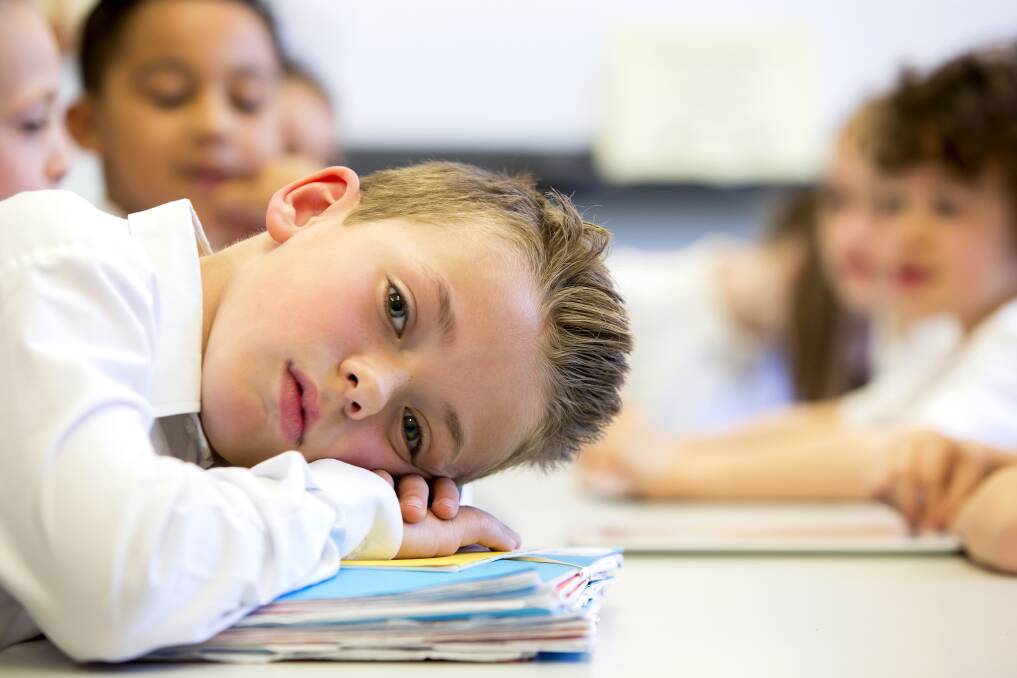 LOSING INTEREST: If your child is playing up, losing interest at school or asking to stay home, there may be an underlying reason. Photo: Shutterstock