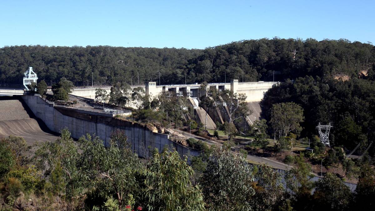 The federal environment department has approved part of Warragamba Dam wall to be raised to 17m. Picture: Chris Lane