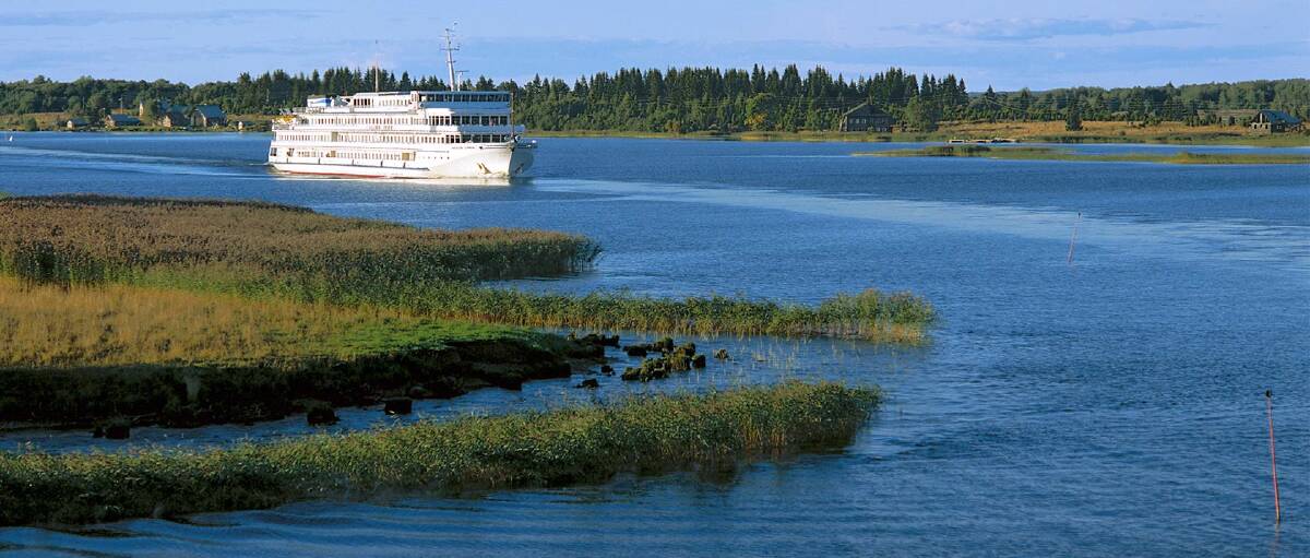 On board the Viking Akun, you can relax in your private stateroom with verandah while the countryside cruises by. Picture: Viking Cruises