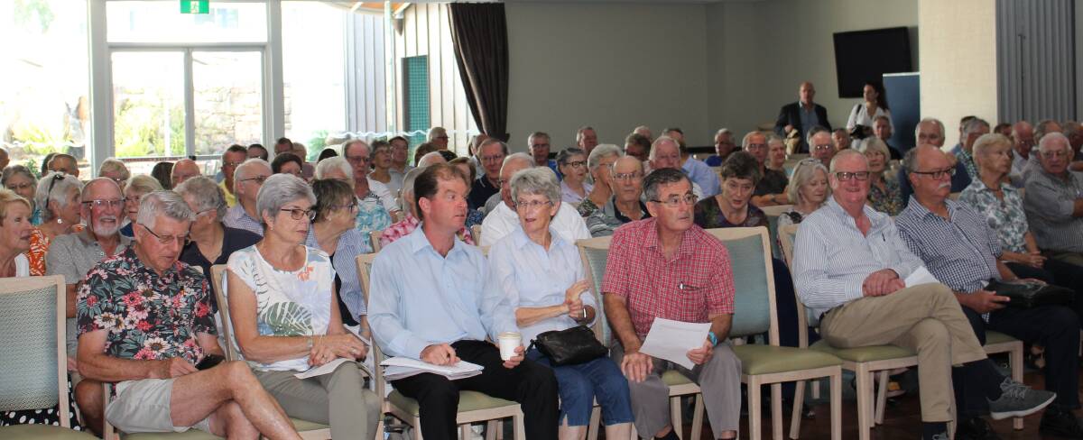 The House of Representatives inquiry on proposed changes to franking credits at the Merimbula RSL Club.