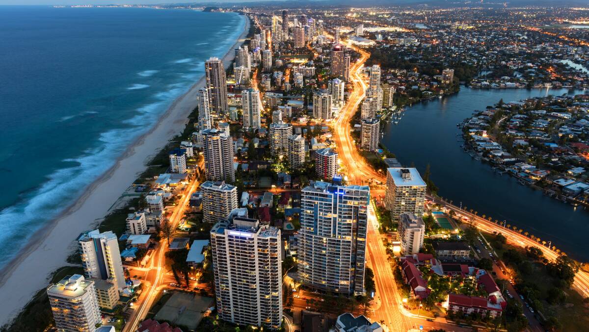 The strip between the Gold Coast Highway and the Esplanade is the heart of Surfers Paradise. Picture: Supplied
