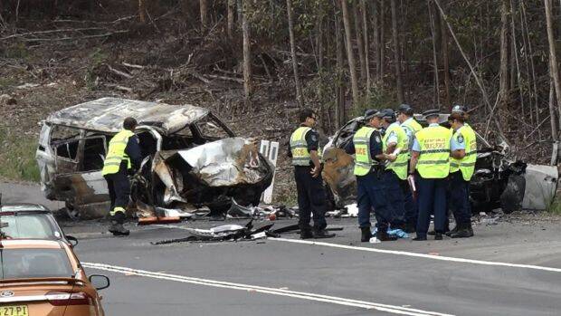 Three people have died and two are in a critical condition following a crash on the Princes Highway south of Sussex Inlet on Boxing Day. Photo: TNV