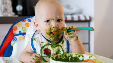 Worried about when's the right time for your baby to start solids? Picture Shutterstock