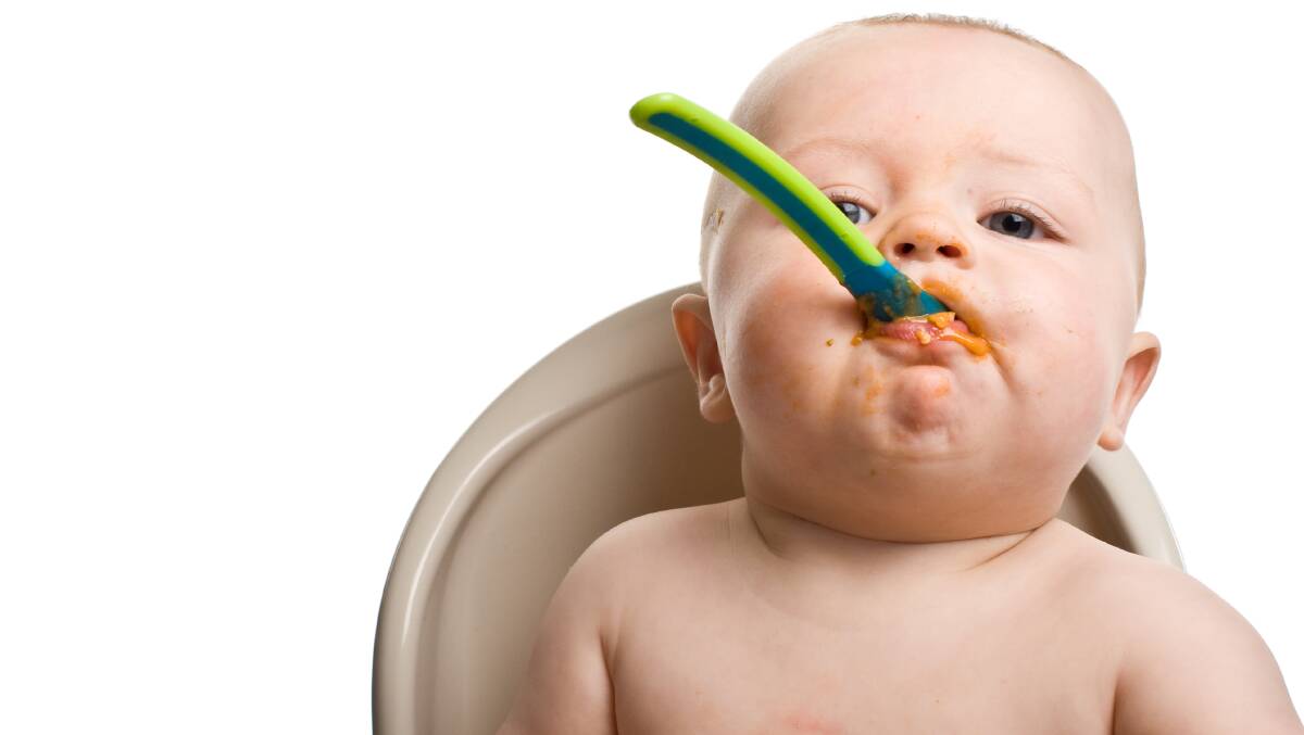 There are various signs to look out for that will let you know when your baby is ready for solid food. Picture: Shutterstock
