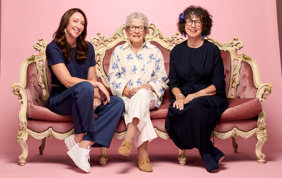Isabelle, Emmie and Kerry Silbery are fan favourites on Gogglebox. Picture: Foxtel