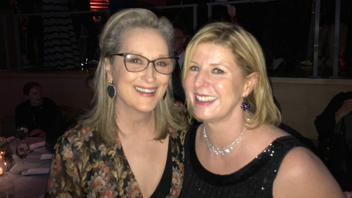 Meryl Streep and Liane Moriarty. Picture: Supplied
