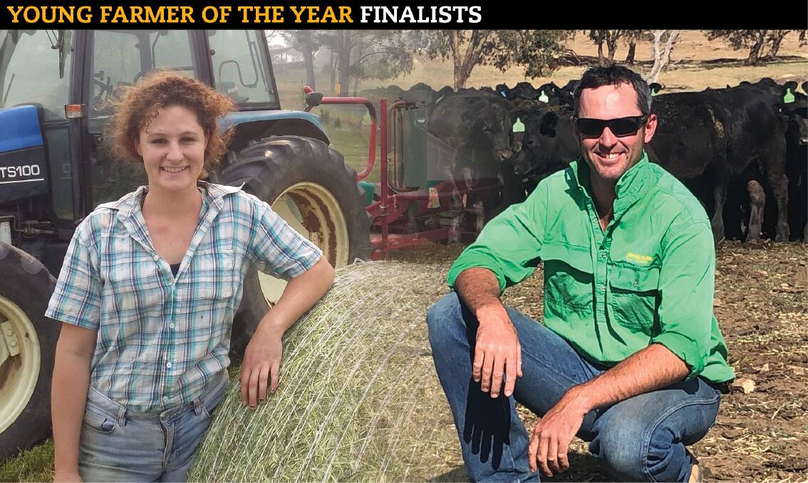 Rennae Connell, Megan near Dorrigo, and Tim Caroll, Borenore, are in the running for Young Farmer of the Year. Both producers share the remarkable ability of being able to profit during drought.