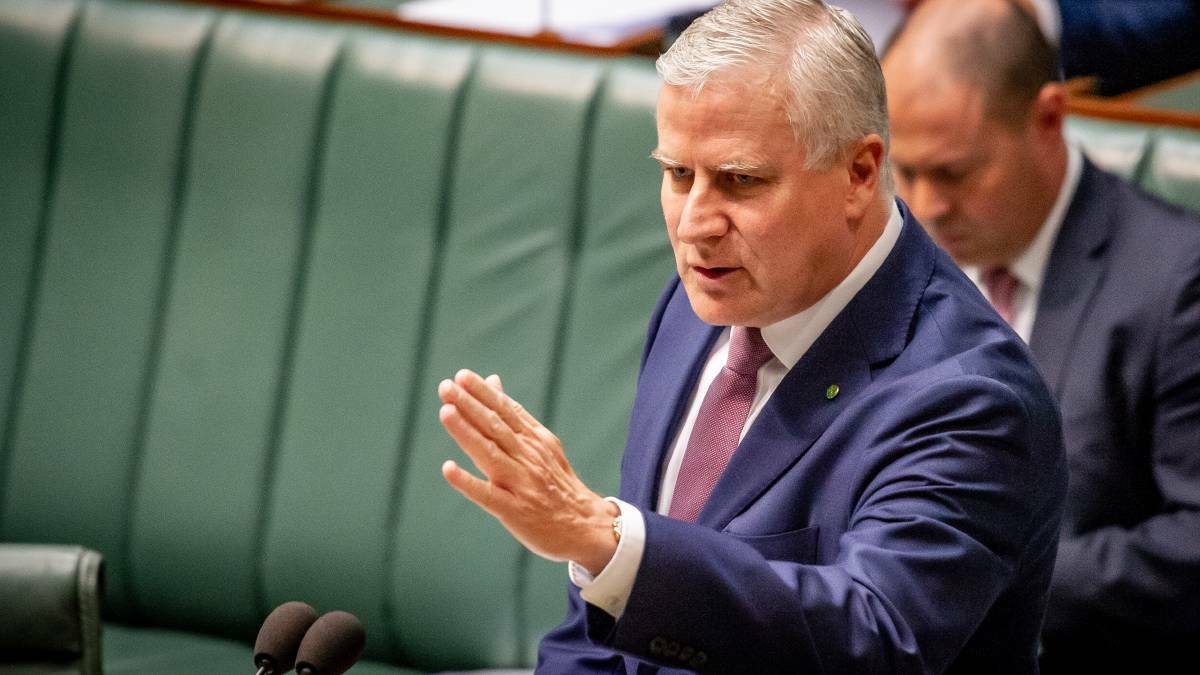 Acting prime minister Michael McCormack 
